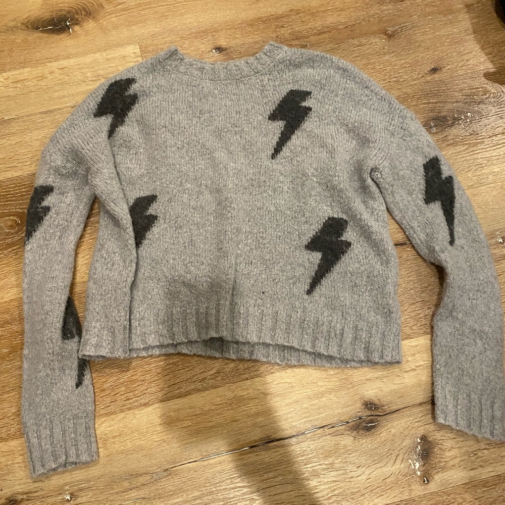 rails lightning bolt sweater